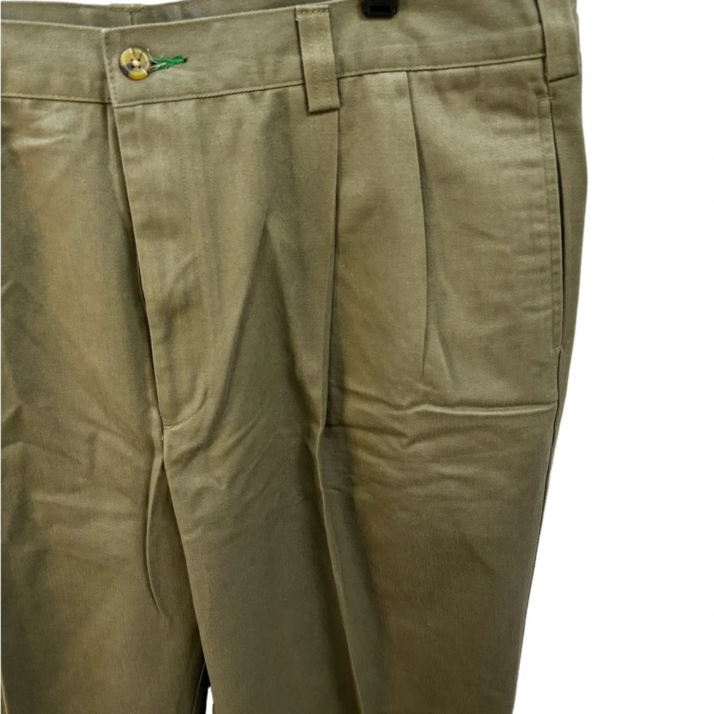 Tommy Hilfiger Men’s Kahki Pants Green Size 38 x 34 - Picture 2 of 7